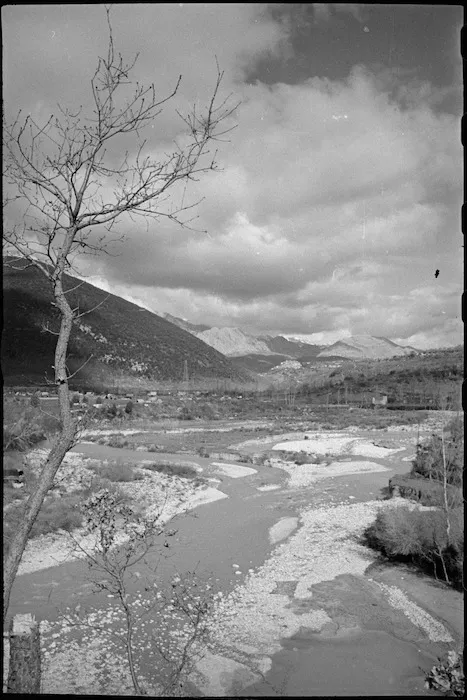View of the Volturno Valley, Italy - Photograph taken by George Kaye