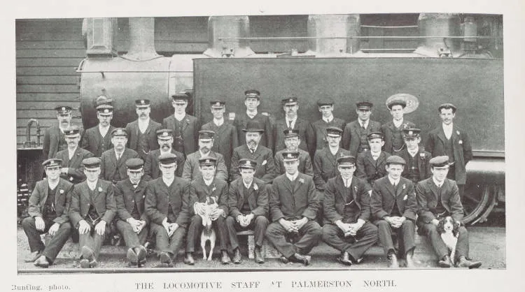 The locomotive staff at Palmerston North