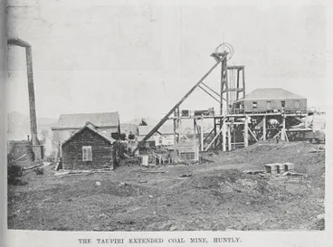 Image: A Waikato Coal Centre: Scenes about Huntly: The Taupiri extended coal mine, Huntly