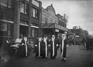 Image: Group of Father Christmases