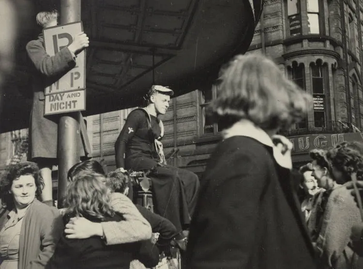 Victory celebrations, Auckland, 1945