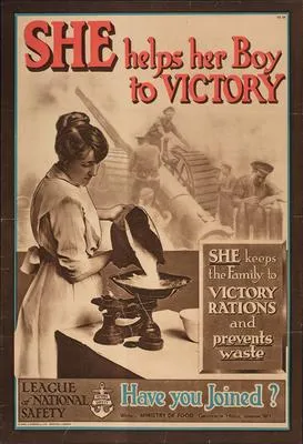 She helps her Boy to Victory