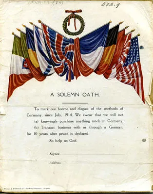 A solemn oath