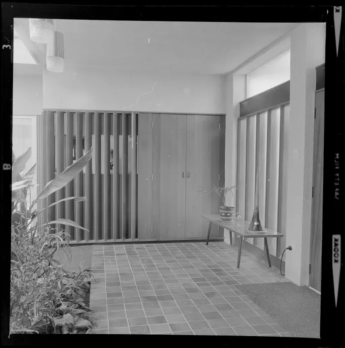 Front entranceway of Tuston house, [Wellington?]