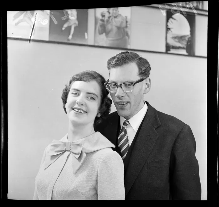 Engagement portrait of Loretta Dickson and Michael Rander