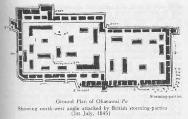 Image: Ground Plan of Ohaeawai Pa
