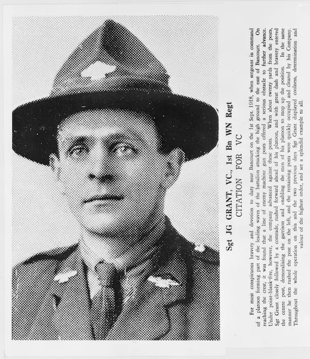 Victoria Cross winner John Gilroy Grant