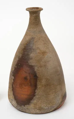 古備前舟徳利 [Old Bizen boat sake bottle]
