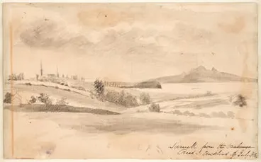 Image: Parnell from the Onehunga Road, Auckland