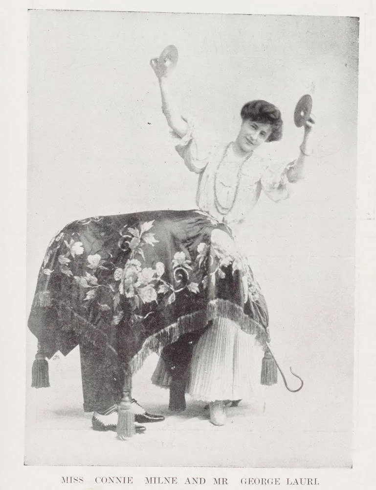 Miss Connie Milne and Mr George Lauri