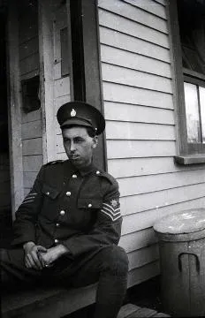 Sergeant at Featherston Camp : digital image