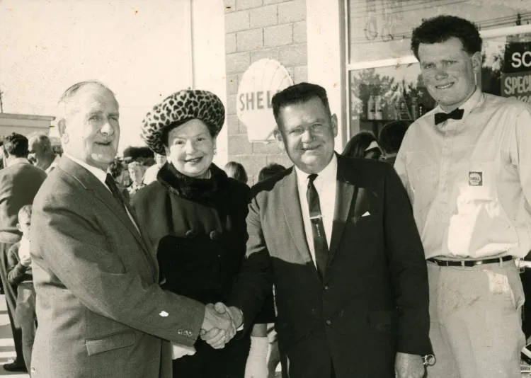 Opening ceremony for Northcross Service Station
