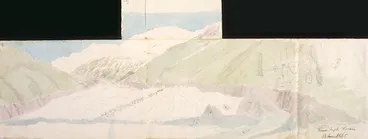 Image: Haast, Johann Franz Julius von, 1822-1887: Francis Joseph Glacier. 16 June 1865.