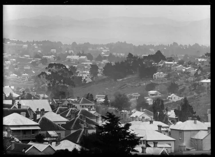Mount Albert from Partington's Mill, 1900