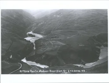 Image: Arthur's Point & Shotover River from Air