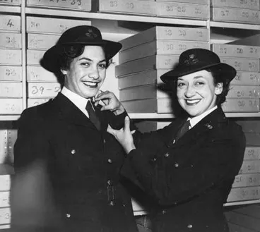 Image: The first two uniformed Māori policewomen, 1955