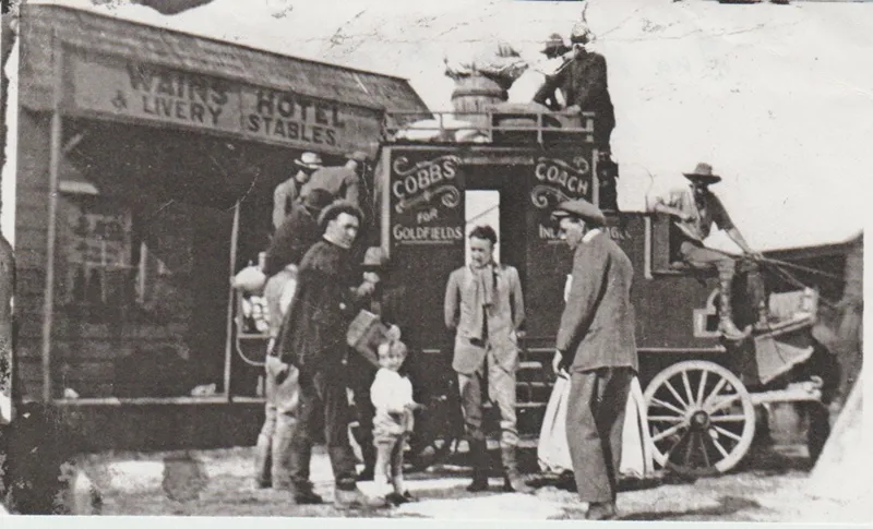 A still from the film "Birth of New Zealand' filmed at Cockle Bay.