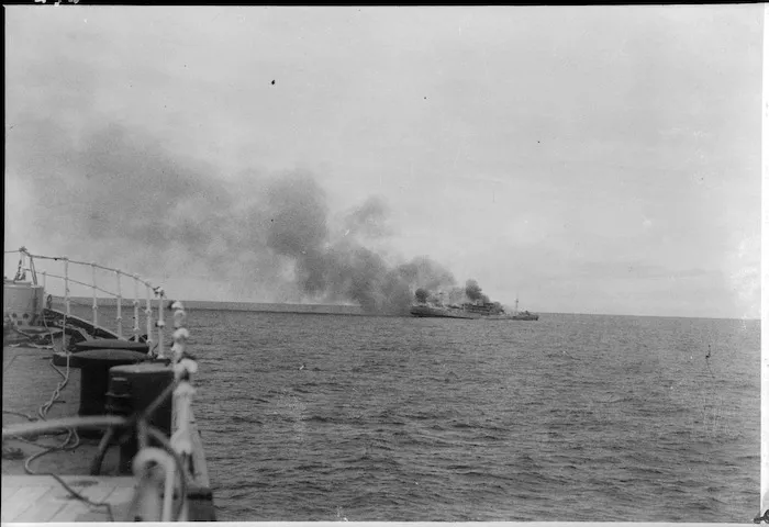 Sinking of Ramb I by HMS Leander