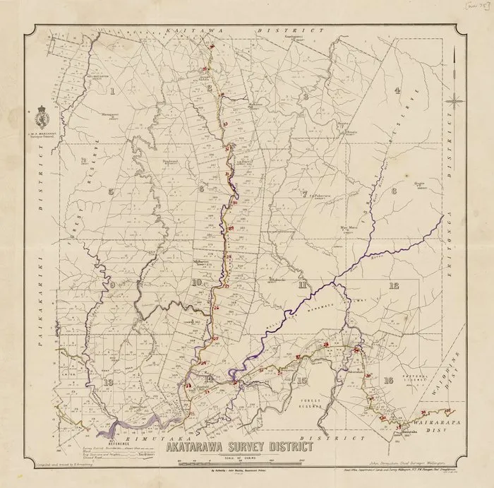 Akatarawa Survey District [electronic resource] / compiled and traced by H. Armstrong.