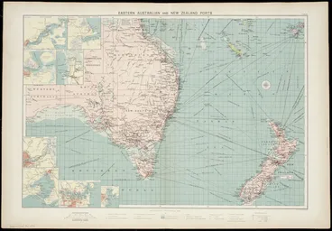 Image: Eastern Australian and New Zealand ports