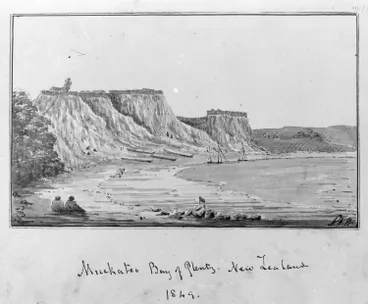 Image: Maketu, Bay of Plenty, 1849