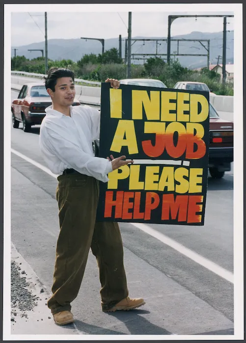 Daniel Middleton advertising for work - Photograph taken by Ray Pigney