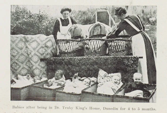 Babies after being in Dr. Truby King's Home, Dunedin for 4 to 5 months