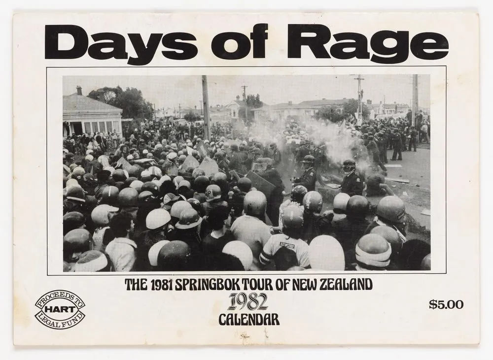 Days of Rage calendar