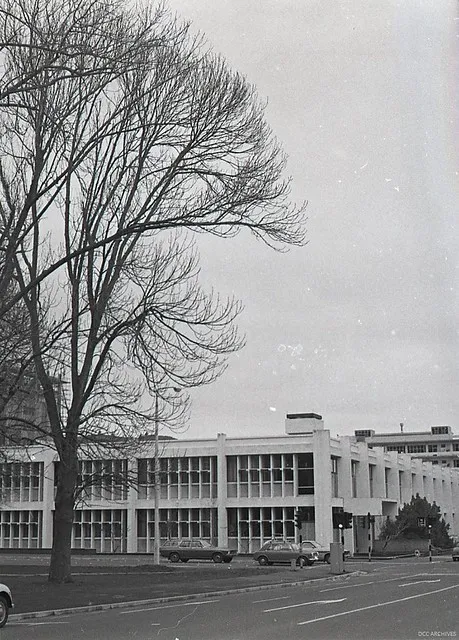 University Library, corner Albany Street and Cumberland Street c1978
