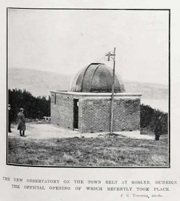 Image: The new Observatory on the town belt at Roslyn, Dunedin, the official opening of which recently took place