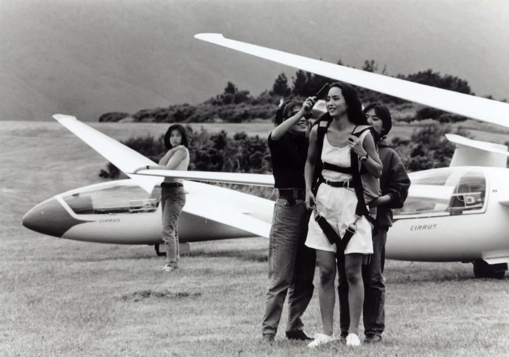 Filming a Coca-Cola commercial for Japanese television