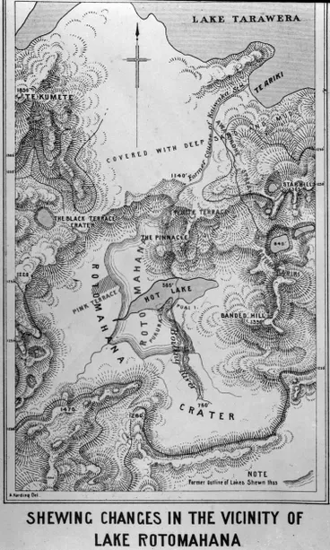 Image: Map of the Rotomahana Basin