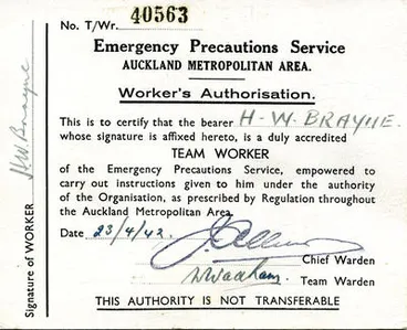 Image: Emergency Precautions Service