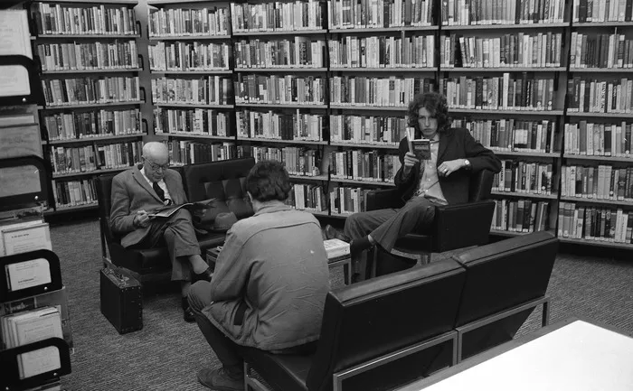 Library, ...Chapman reading etc