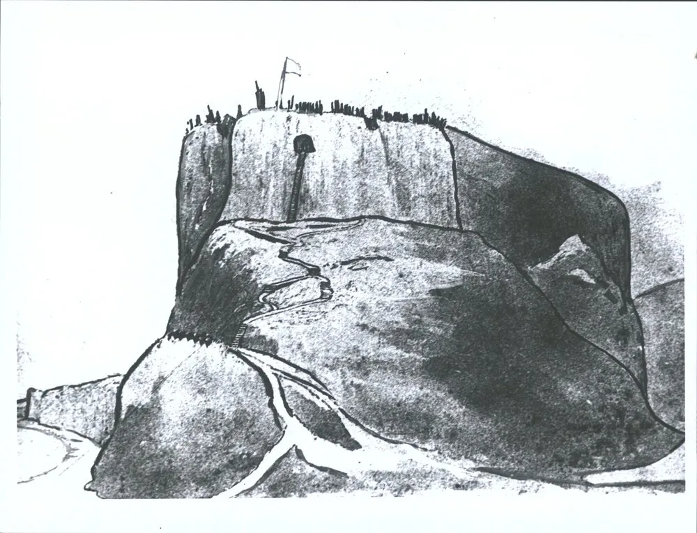 Entrance to the Eastern Waimate Pa