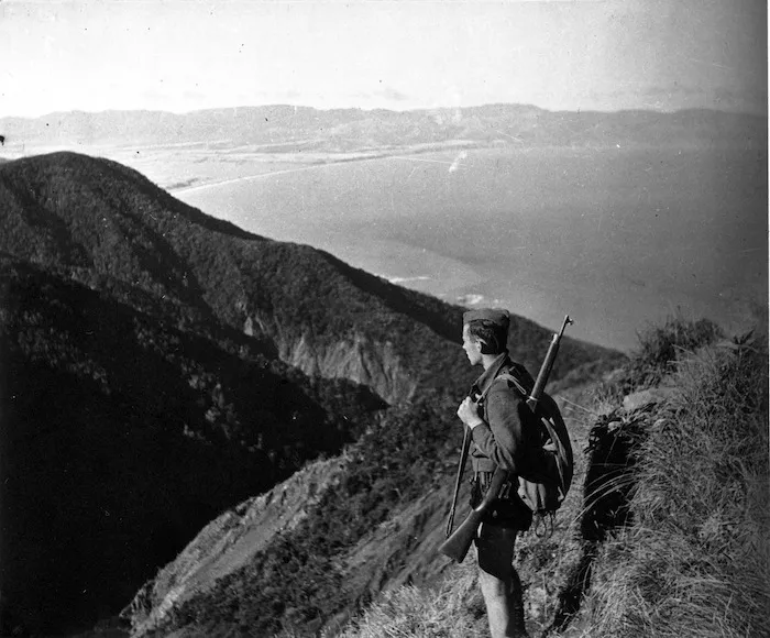 Graeme Lamonte Eaton of the Somes Platoon of Bush Guides of the Wellington Home Guard