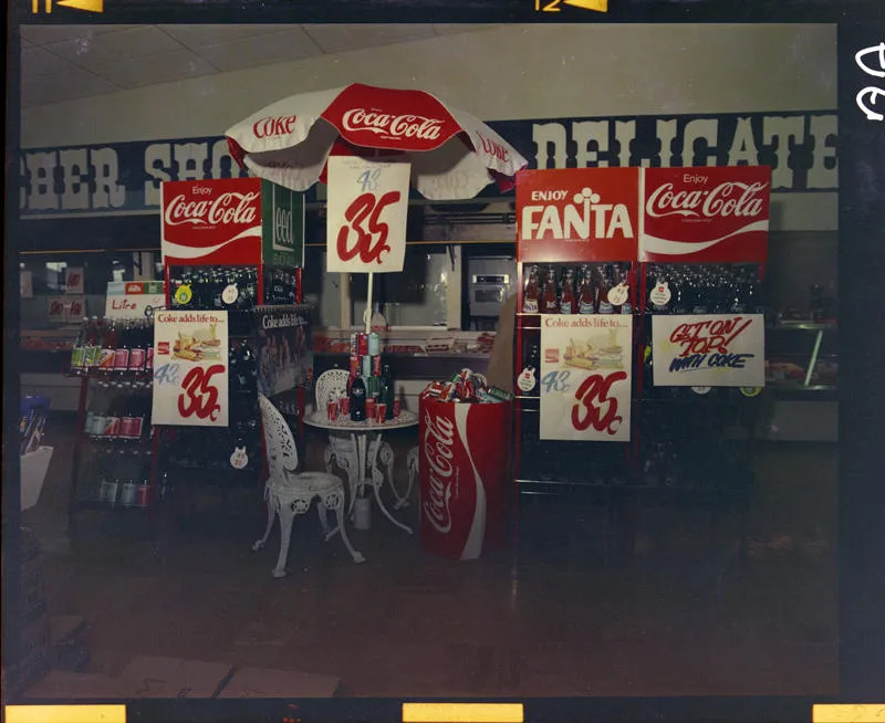 Western Bottling, Shop Display