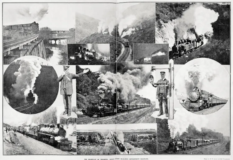 The highways of progress: scenes on New Zealand's Government railways
