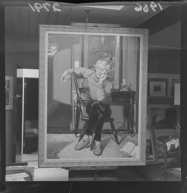 Image: Portrait of Dame Ngaio Marsh, by Leonard Mitchell