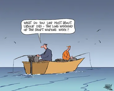 Image: "What do you like most about Labour Day - the long weekend or the short working week?" 25 October 2010