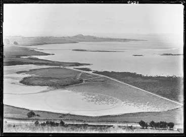 Image: Manukau Harbour from Māngere Mountain, 1931
