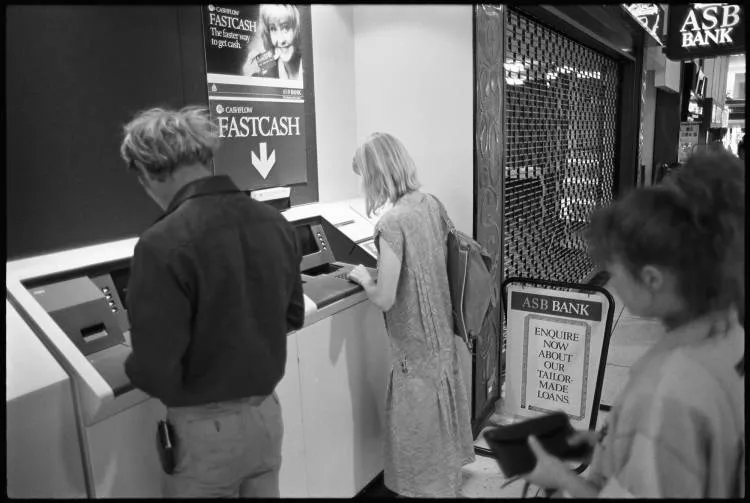 Fastcash ATM machines, St Lukes Mall, 1989