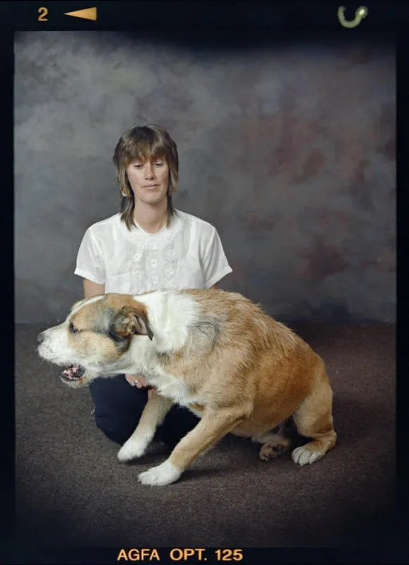 Sue Goldsbury and dog