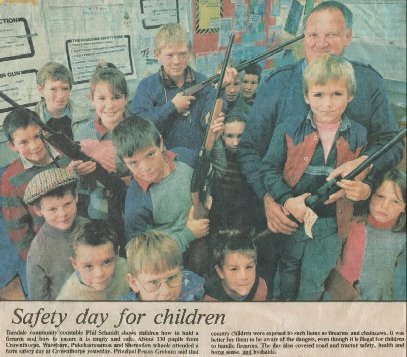 Newspaper Article 1989 – Safety day for children
