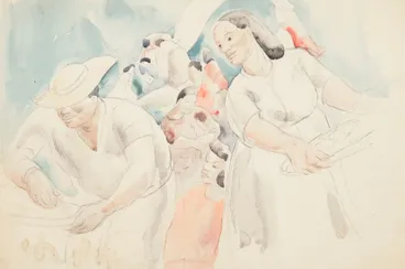 Image: Preparing for the hangi