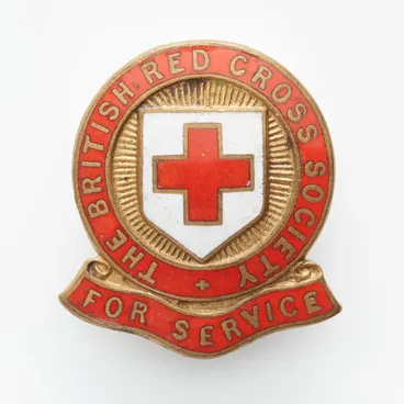 Image: Badge, British Red Cross Society