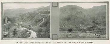 On the East Coast railway - the latest photo of the Otoko Viaduct works Image: On the East Coast railway - the latest photo of the Otoko Viaduct works