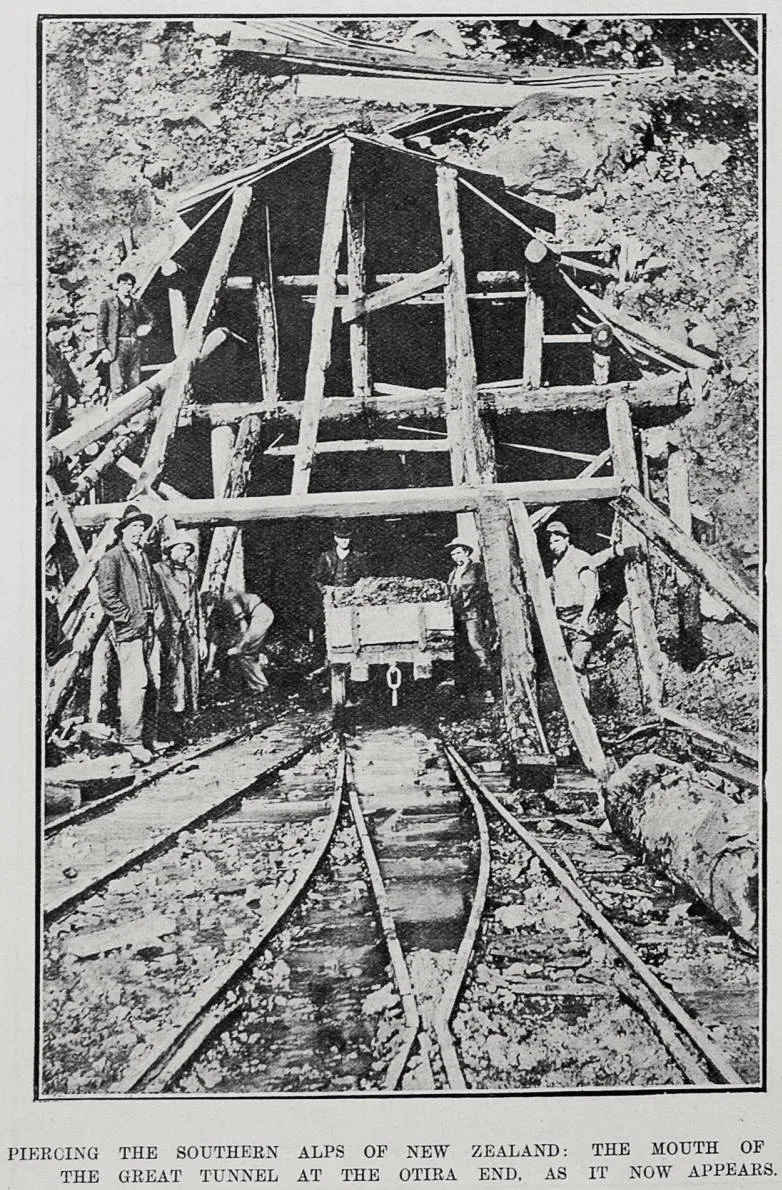 Piercing The Southern Alps Of New Zealand