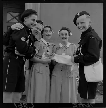 Image: Unidentified St John Ambulance cadets in uniform