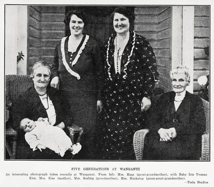Five generations at Wanganui